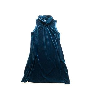 Michael Stars OS Emerald Stretch Velvet Dress